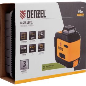 Мультипризменный лазерный уровень Denzel LXI 360-3 Green, 30 м, 520 нм 35079 (артикул 23285295) – фото 2