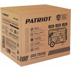 Бензиновый генератор PATRIOT GRS 7500E 476102288 (артикул 24978687) – фото 6