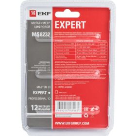 Цифровой мультиметр EKF MS8232 Expert SQIn-180701-pm8232 (артикул 16146229) – фото 2