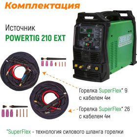 Установка аргонодуговой сварки EVERLAST powertig 210 ext3EV210P (артикул 23787135) – фото 5