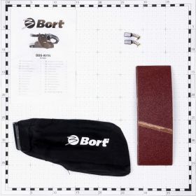 Ленточная шлифовальная машина BORT BBS-801N 93728007 (артикул 15477568) – фото 3