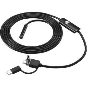 Водонепроницаемый эндоскоп DEKO WEC-22м, Micro USB, USB, Type-C 065-0154 (артикул 23115597) – фото 1