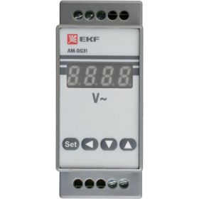 Цифровой вольтметр на DIN EKF VD-G31 PROxima однофазный SQvd-g31 (артикул 16388833) – фото 2