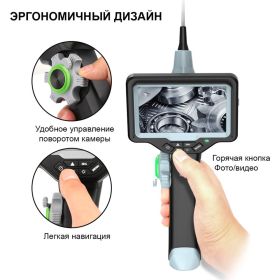 Управляемый видеоэндоскоп iCarTool экран 4.5"", 1Мп, 1280x720, 1 м, 4 мм зонд, 360° IC-VC1042W (артикул 23822535) – фото 8