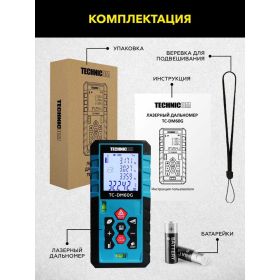 Лазерный дальномер TECHNICOM TC-DM60G (артикул 26227451) – фото 19