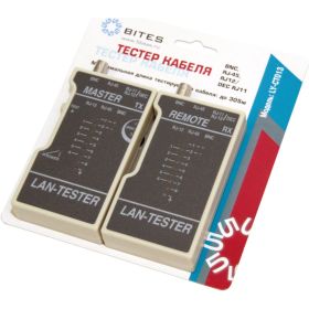 Сетевой тестер кабеля для тестирования кабеля 5bites UTP/FTP/STP RJ45 BNC TEL RJ11/12 LY-CT013 (артикул 18302863) – фото 3