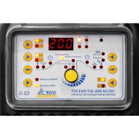 Аппарат аргонодуговой сварки ТСС TSS EVO TIG-200 AC/DC 035263 (артикул 26126099) – фото 4