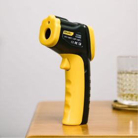 Инфракрасный термометр DELI dl333380 диапазон измерения -30С до 380°C, LCD дисплей, отклик 0.5с 102968 (артикул 24663615) – фото 10