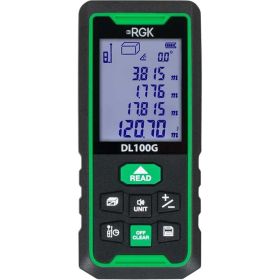 Лазерный дальномер с угломером RGK DL100G С ПОВЕРКОЙ 755740 (артикул 27884024) – фото 1