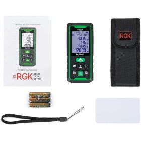 Лазерный дальномер с угломером RGK DL100G С ПОВЕРКОЙ 755740 (артикул 27884024) – фото 3