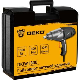 Сетевой ударный гайковерт DEKO DKIW1300, 1300 Вт, 600 Нм 063-3003 (артикул 23033007) – фото 5