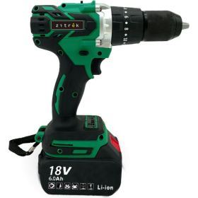 Аккумуляторная ударная дрель-шуруповерт Zitrek Green Impact 18V 063-4046 (артикул 22776393) – фото 2