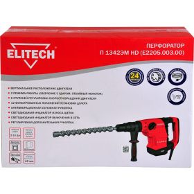 Перфоратор Elitech П 1342ЭМ HD E2205.003.00 201377 (артикул 27869684) – фото 9
