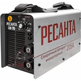 Сварочный инверторный аппарат Ресанта САИ205 65/77 (артикул 16468601) – фото 1