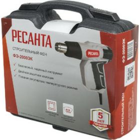 Строительный фен Ресанта ФЭ-2000ЭК 75/2/2 (артикул 15978045) – фото 21