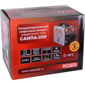 Сварочный полуавтомат Ресанта САИПА 200 65/9 (артикул 14934127) – фото 5