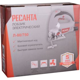 Электрический лобзик Ресанта Л-80/750 75/9/3 (артикул 16061808) – фото 10