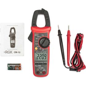 Токоизмерительные клещи с поверкой RGK CM-12 779685 (артикул 25875629) – фото 4