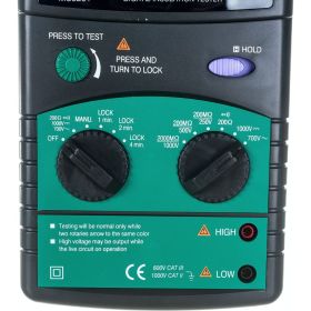 Измеритель сопротивления изоляции MS5201 Mastech 13-1346 (артикул 22036648) – фото 12