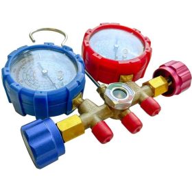 Манометрический коллектор VOLL v-mgr 536 1/4""sae-5.16""sae для хладогентов r22, r134a, r410a, r404a 9.13536 (артикул 27304446) – фото 2