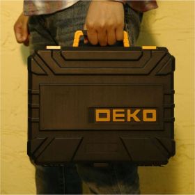 Аккумуляторная отвертка DEKO DKS4FU-Li в кейсе, набор инструментов 112 предметов 063-4153 (артикул 16504502) – фото 5