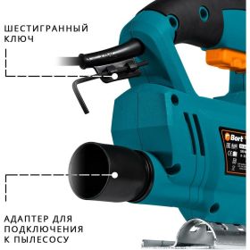 Электрический лобзик BORT BPS-580-Q 93413090 (артикул 21843076) – фото 7