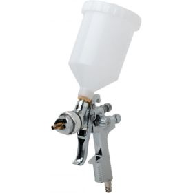 Пневматический краскопульт INTERTOOL, форсунка 1.4 мм, бачок 600 мл PT-0103 (артикул 16451157) – фото 1