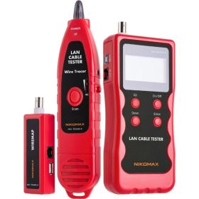 Кабельный тестер NIKOMAX с LCD дисплеем NMC-TED400TR (артикул 15896341) – фото 1