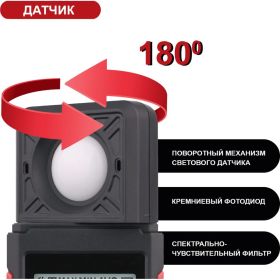 Цифровой люксметр iCarTool IC-M106 (артикул 22902339) – фото 3
