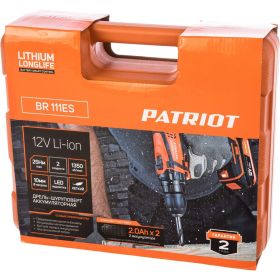 Аккумуляторная дрель-шуруповерт PATRIOT BR 111ES 180201411 (артикул 15942928) – фото 12