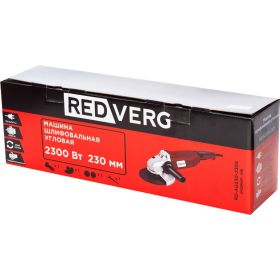 Угловая шлифовальная машина REDVERG RD-AG230-230S 6614293 (артикул 15984821) – фото 7