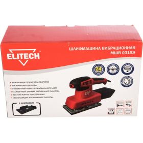 Вибрационная шлифмашина Elitech МШВ 0319Э (артикул 15539198) – фото 7