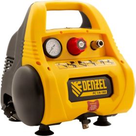 Воздушный безмасляный компрессор DENZEL РС 1 6-180, 1,1 кВт, 180 л мин, 6 л 58057 (артикул 15935452) – фото 1