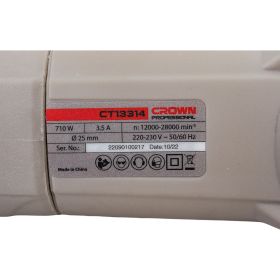 Прямая шлифовальная машина CROWN CT13314 (артикул 15973550) – фото 12