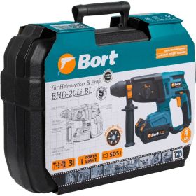 Аккумуляторный перфоратор BORT BHD-20Li-BL 93412697 (артикул 21525994) – фото 13