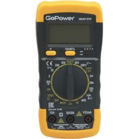 Мультиметр GoPower DigiM 500, 1/60 00-00015325 (артикул 22969947) – фото 2