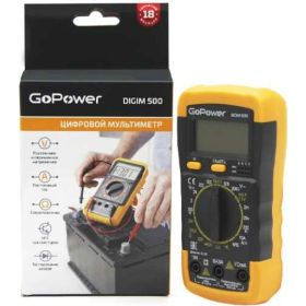 Мультиметр GoPower DigiM 500, 1/60 00-00015325 (артикул 22969947) – фото 3