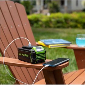 Аккумулятор с USB разъемом G40USB4 40 В, 4 Ач GreenWorks 2939507 (артикул 21584884) – фото 3