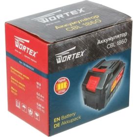 Аккумулятор CBL 1860 ALL1 18 В, 6 Ач, Li-Ion WORTEX CBL18600029 (артикул 21626398) – фото 3