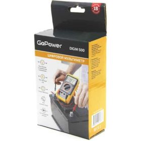 Мультиметр GoPower DigiM 500, 1/60 00-00015325 (артикул 22969947) – фото 4