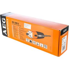 Прямошлифовальная машина AEG GS 500 E 4935412985 (артикул 13903532) – фото 4