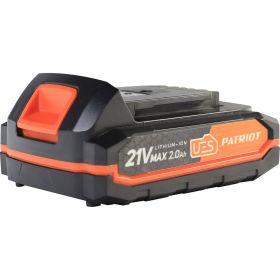 Батарея аккумуляторная PB BR 21V(Max) Li-ion UES 2.0 Ah, тонкая зарядка Patriot 180301122 (артикул 20470198) – фото 5