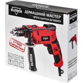 Ударная дрель ELITECH ДУ 060РЭ E2201.019.00 202417 (артикул 27870842) – фото 5