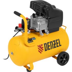 Воздушный компрессор с прямым приводом DENZEL DC1500/50 1,5 кВт, 50 литров, 220 л/мин 58161 (артикул 16463955) – фото 1
