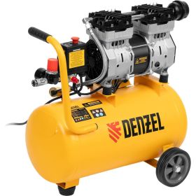 Безмасляный компрессор DENZEL DLS950/24 950 Вт, 165 л/мин, ресивер 24 л 58026 (артикул 15905072) – фото 1