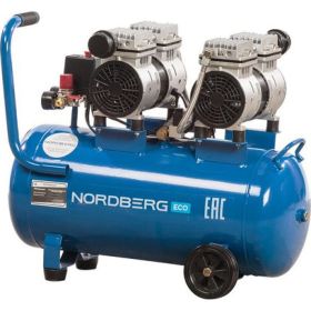 Компрессор NORDBERG безмасляный 220В, ресив. 50л, 210л/мин NCEO50/210 (артикул 16556396) – фото 1