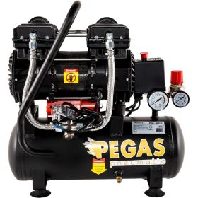 Малошумный безмасляный компрессор Pegas pneumatic PG-602 профессиональная серия 6619 (артикул 16711651) – фото 1