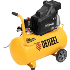Воздушный компрессор DENZEL DK1800/50,Х-PRO 1,8 кВт, 280л/мин, 50л 58068 (артикул 15905075) – фото 17