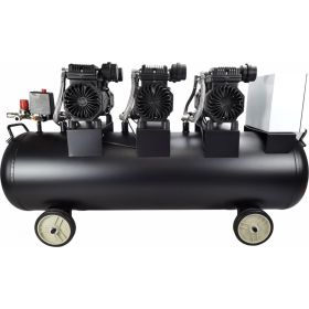Малошумный компрессор Pegas pneumatic PG-4200 120л, 460 л/мин, 4.2квт безмасляный 6623 (артикул 18888030) – фото 2