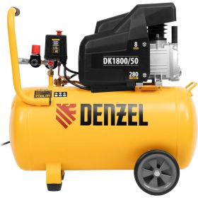 Воздушный компрессор DENZEL DK1800/50,Х-PRO 1,8 кВт, 280л/мин, 50л 58068 (артикул 15905075) – фото 21